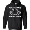 Chihuahua T Shirts Hoodie  This Girl Loves Her Chihuahua