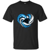 CAROLINA PANTHERS T Shirt Hoodie Color Water Heart