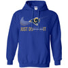 Nike Los Angeles Rams T Shirts Hoodie Just Do It