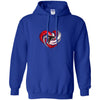 Atlanta Falcons T Shirt Hoodie Color Water Heart