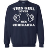 Chihuahua T Shirts Hoodie  This Girl Loves Her Chihuahua