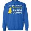 Bulldog T Shirts Hoodie  If I Can't Bring My Bulldog
