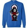 Winnipeg Jets Wonder Woman Women Rights Women March T Shirts Hoodie