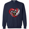 CLEVELAND CAVALIERS T Shirt Hoodie Color Water Heart