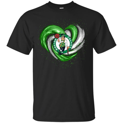 BOSTON CELTICS T Shirt Hoodie Color Water Heart