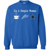 Dallas Cowboys T Shirt Hoodie I Am A Simple Woman Love Coffe Pizza Dallas Cowboys
