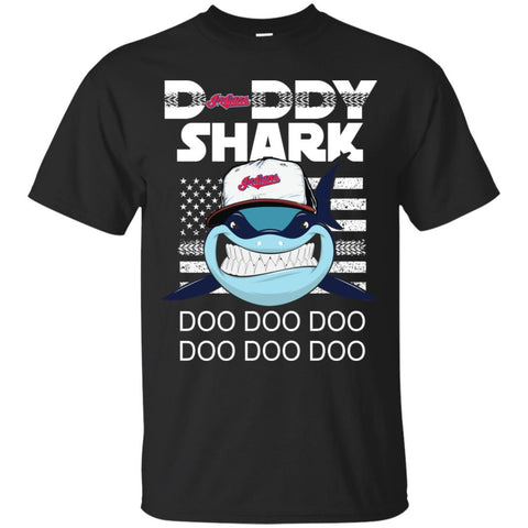 Daddy Shark Cleveland Indians T Shirt Hoodie Ugly Christmas Sweater Daddy Shark Doo Doo Doo
