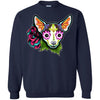 Chihuahua T Shirts Hoodie  Funny Chihuahua Sugar Skull
