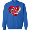 Calgary Flames T Shirt Hoodie Color Water Heart