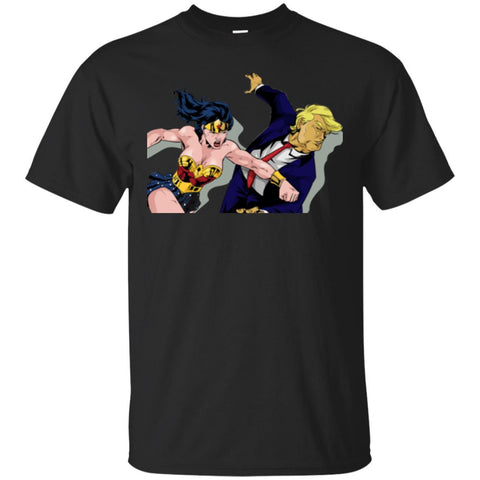 Wonder Woman Punching Trump Not My President Wonder Woman T Shirts Hoodie