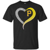 Pittsburgh Pirates T Shirts Hoodie Love Heart
