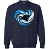 CAROLINA PANTHERS T Shirt Hoodie Color Water Heart