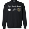 Vegas Golden Knights T Shirt Hoodie I Am A Simple Woman Love Coffe Pizza Vegas Golden Knights