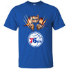 Wolverine PHILADELPHIA 76ERS T-Shirts Hoodie Ugly Christmas Sweater
