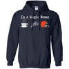 CLEVELAND BROWNS T Shirt Hoodie I Am A Simple Woman Love Coffe Pizza CLEVELAND BROWNS