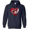 Arizona Coyotes T Shirt Hoodie Color Water Heart