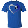 San Diego Padres T Shirts Hoodie Love Heart