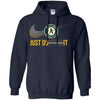 Nike Oakland Athletics T Shirt Hoodie Just Do It