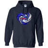 BUFFALO BILLS T Shirt Hoodie Color Water Heart