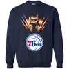 Wolverine PHILADELPHIA 76ERS T-Shirts Hoodie Ugly Christmas Sweater