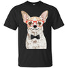 Chihuahua T Shirts Hoodie  Funny Chihuahua Wearing Red Glasses