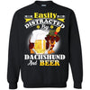 Dachshund T Shirts Hoodie  Funny Dachshund And Beer