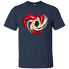 Washington Redskins T Shirt Hoodie Color Water Heart