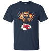 Wolverine Kansas City Chiefs T-Shirts Hoodie Ugly Christmas Sweater