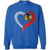 Chicago Blackhawks T-Shirts Hoodie Ugly Christmas Sweater Heart