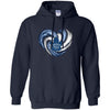 Toronto Maple Leafs T Shirt Hoodie Color Water Heart