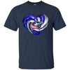 Columbus Blue Jackets T Shirt Hoodie Color Water Heart