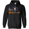 Nike Houston Astros T Shirt Hoodie Just Do It