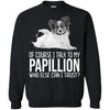 Papillion T Shirts Hoodie  Of Course I Talk To