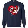 Arizona Coyotes T Shirt Hoodie Color Water Heart