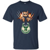Wolverine MILWAUKEE BUCKS T-Shirts Hoodie Ugly Christmas Sweater