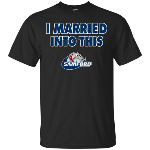 Samford Bulldogs T Shirts Hoodie I Married Into This