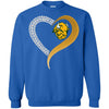 North Dakota State Bison T Shirt Hoodie Ugly Christmas Sweater Love Heart
