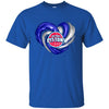 DETROIT PISTONS T Shirt Hoodie Color Water Heart