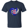 DETROIT PISTONS T Shirt Hoodie Color Water Heart