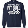 Pitbull T Shirts Hoodie  World's Best Pitbull Mom