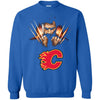 Wolverine Calgary Flames T-Shirts Hoodie Ugly Christmas Sweater