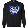 Washington Capitals T Shirt Hoodie Color Water Heart