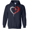 Boston Red Sox T Shirts Hoodie Love Heart
