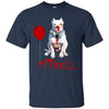 Pitbull T Shirts Hoodie  Pitbull Wearing IT Clown