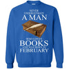 Books T Shirts Hoodie  Never Underestimate A Man FEBRUARY