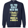 BOOKS AND DOGS T Shirts Hoodie