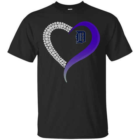Detroit Tigers T Shirts Hoodie Love Heart