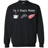 Detroit Red Wings T Shirt Hoodie I Am A Simple Woman Love Coffe Pizza Detroit Red Wings