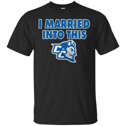 Central Connecticut State Blue Devils T Shirts Hoodie I Married Into This