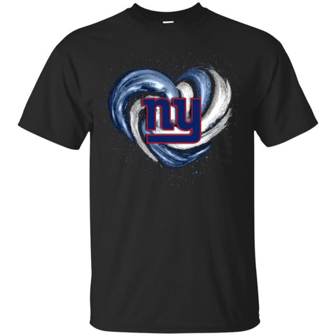 NEW YORK GIANTS T Shirt Hoodie Color Water Heart
